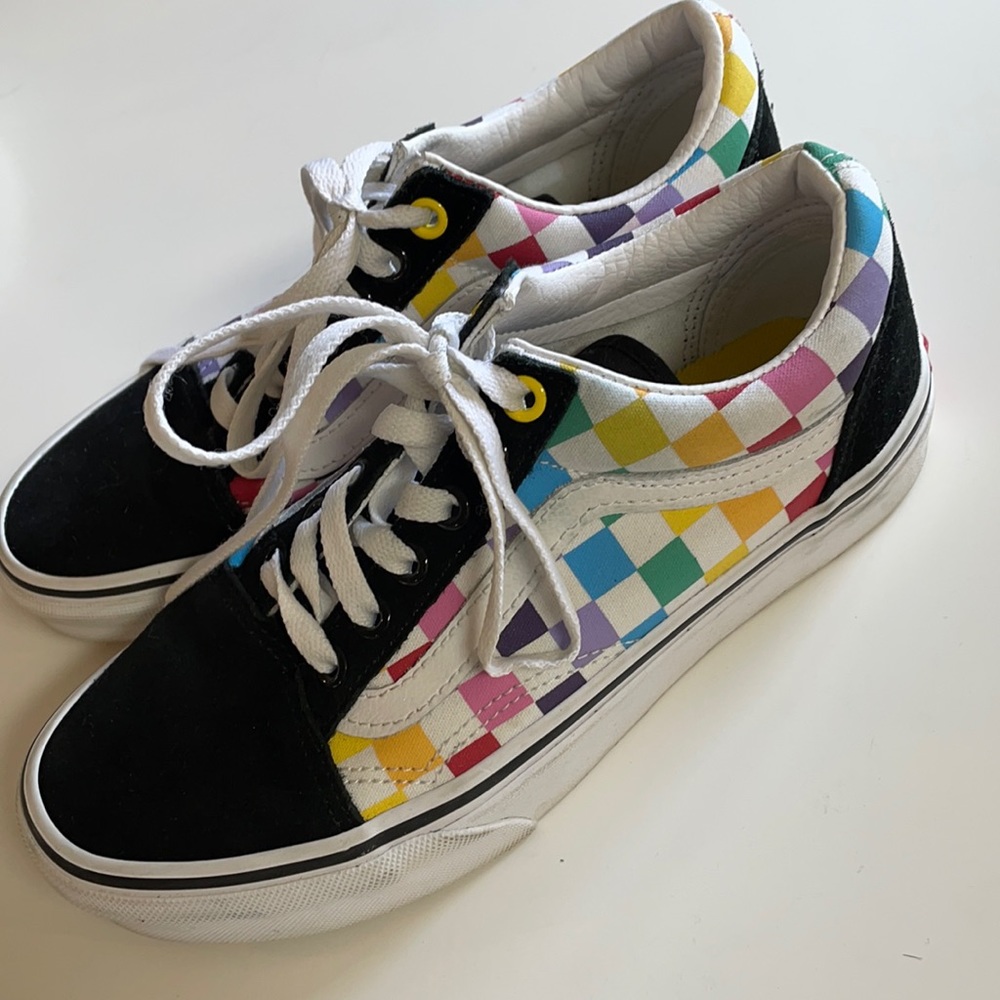 Vans unisex Old‎ Skool checkered sneaker